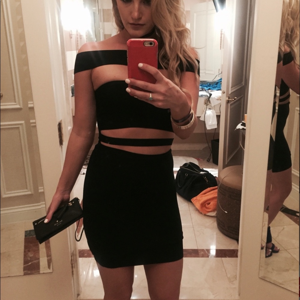 Bebe black dress